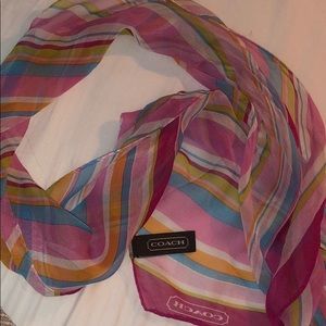 Coach purse/hair scarf.